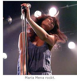 Maria Mena rockt.