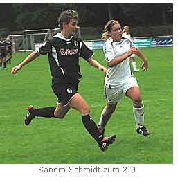 Sandra Schmidt zum 2:0