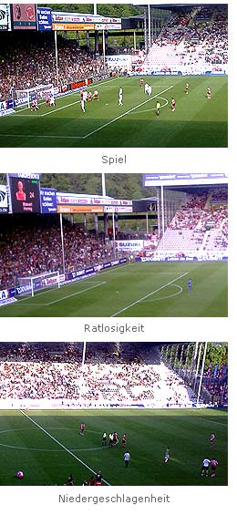 Spiel - Ratlosigkeit - Niedergeschlagenheit