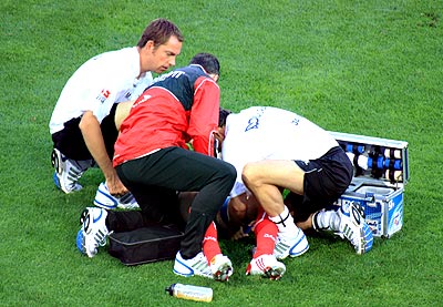Nach einer halben Stunde verletzte sich Banovic an den Adduktoren.