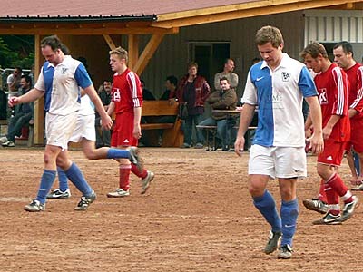 Enttäuscht nach der letzten Chance. Christian Lawitzky (rechts) und Michael Johann.