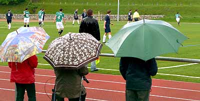 Aprilwetter im Mai: Stellenweise goss es wie aus Kübeln.