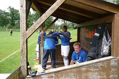 Andreas (rechts) musste durch seinen Bruder Thomas ersetzt werden.