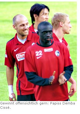 Gewinnt offensichtlich gern: Papiss Demba Ciss.